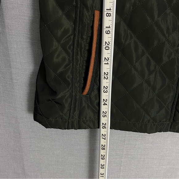 Tabi Green Utility Jacket Quilted Design and Stand-Up Collar - Picture 11 of 11